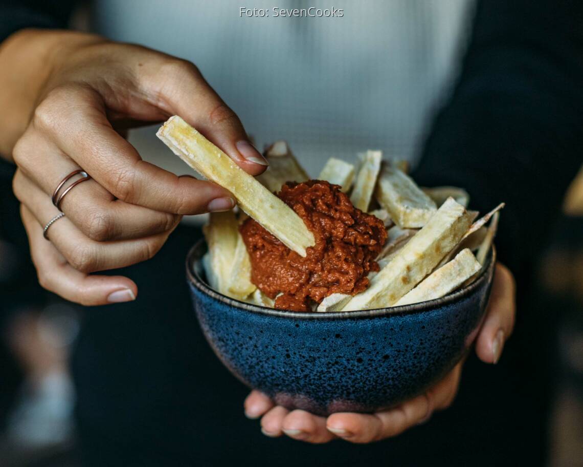 Veganes Rezept: Pastinaken Pommes 1