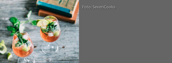 Rezeptbild für "Peach rosé"