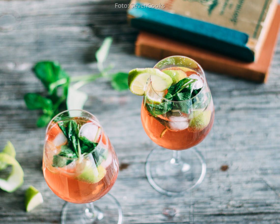 Veganes Rezept: Peach rosé