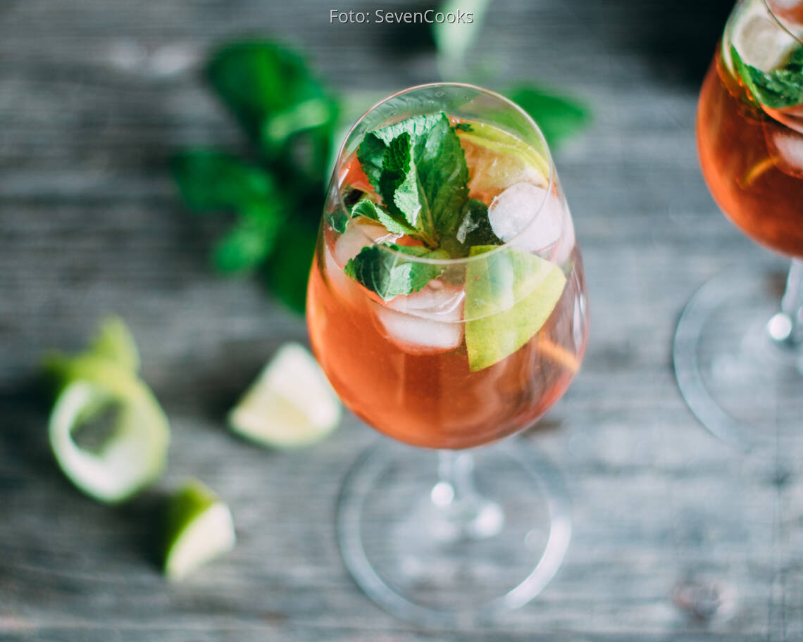 Veganes Rezept: Peach rosé