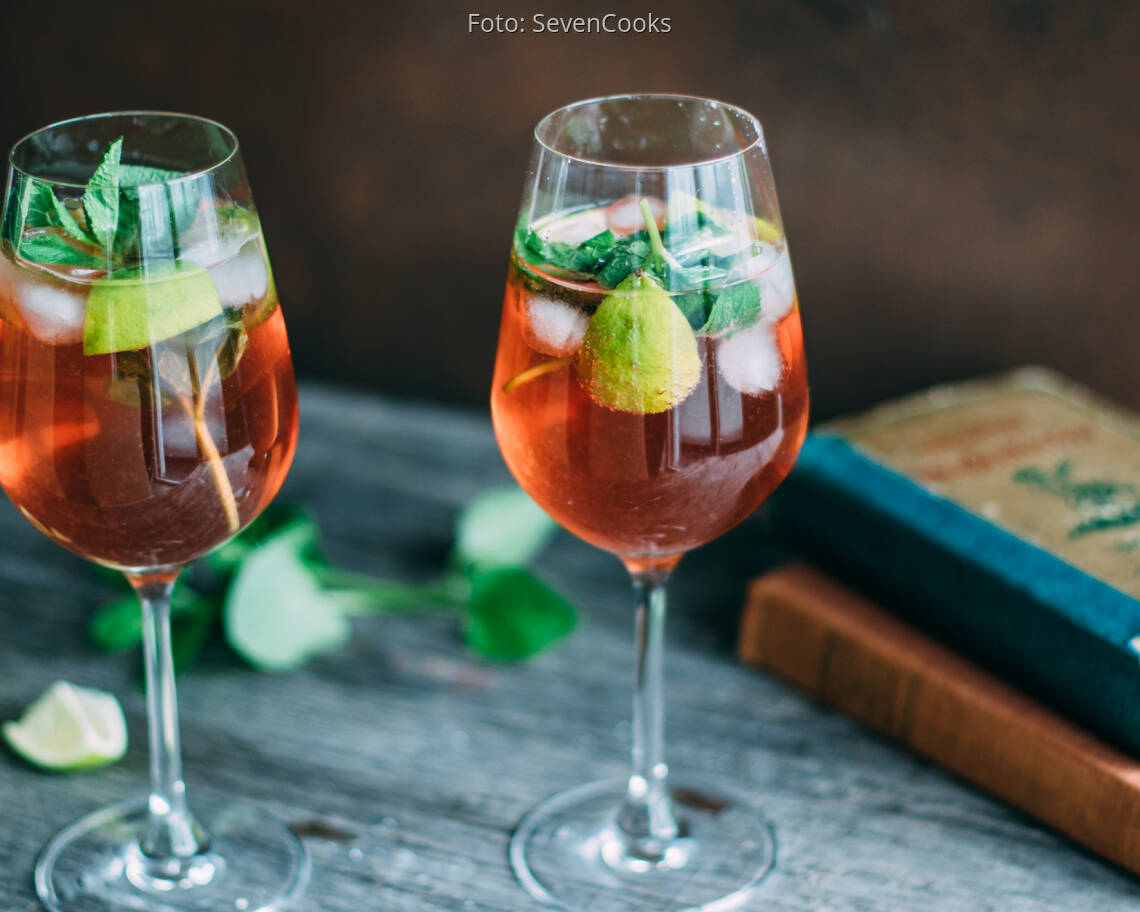 Veganes Rezept: Peach rosé