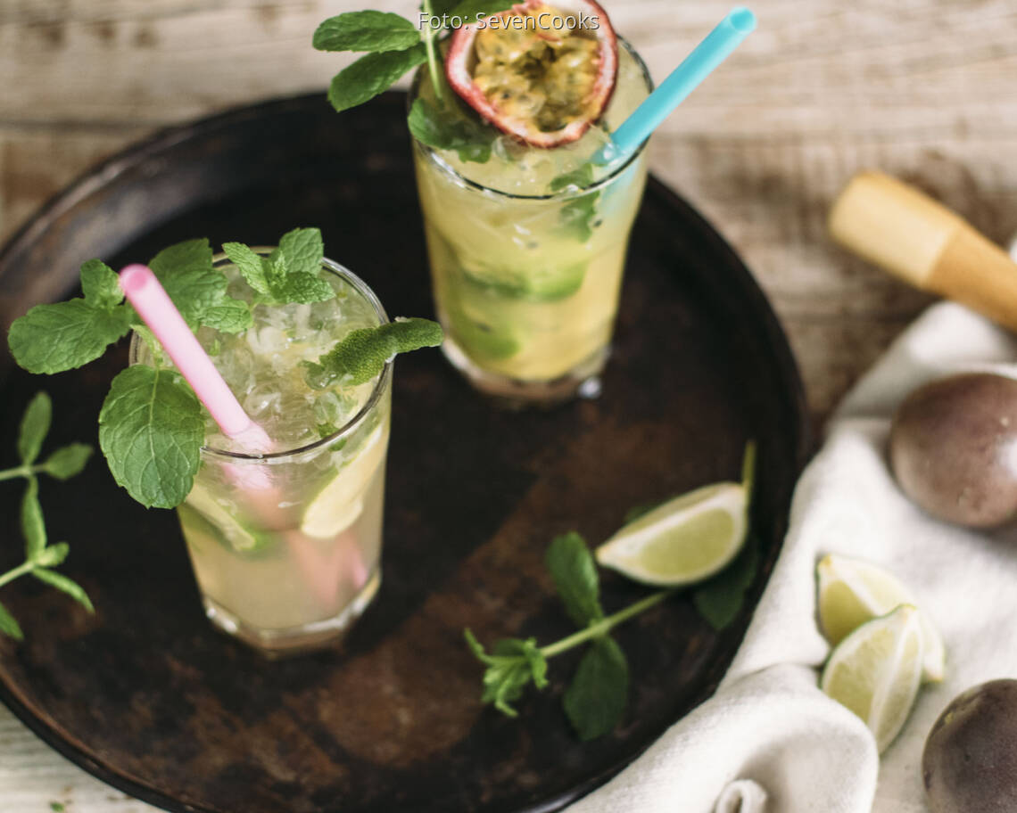 Veganes Rezept: Pfefferminz-Tee-Mojito 1