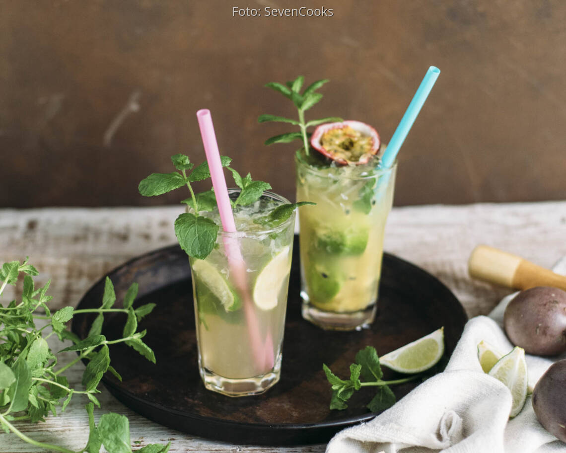 Veganes Rezept: Pfefferminz-Tee-Mojito 2