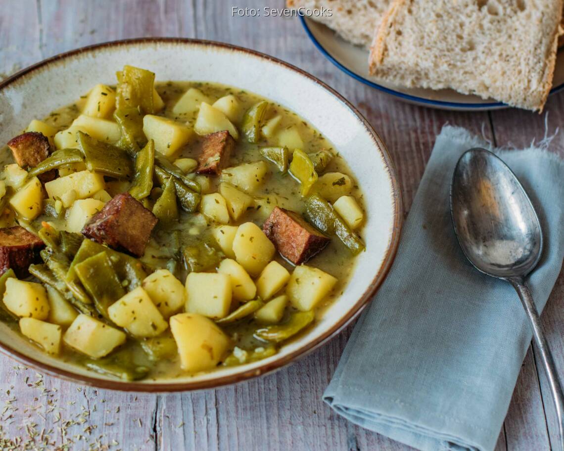Veganes Rezept: Pfälzer Kartoffel-Bohnen-Eintopf 3