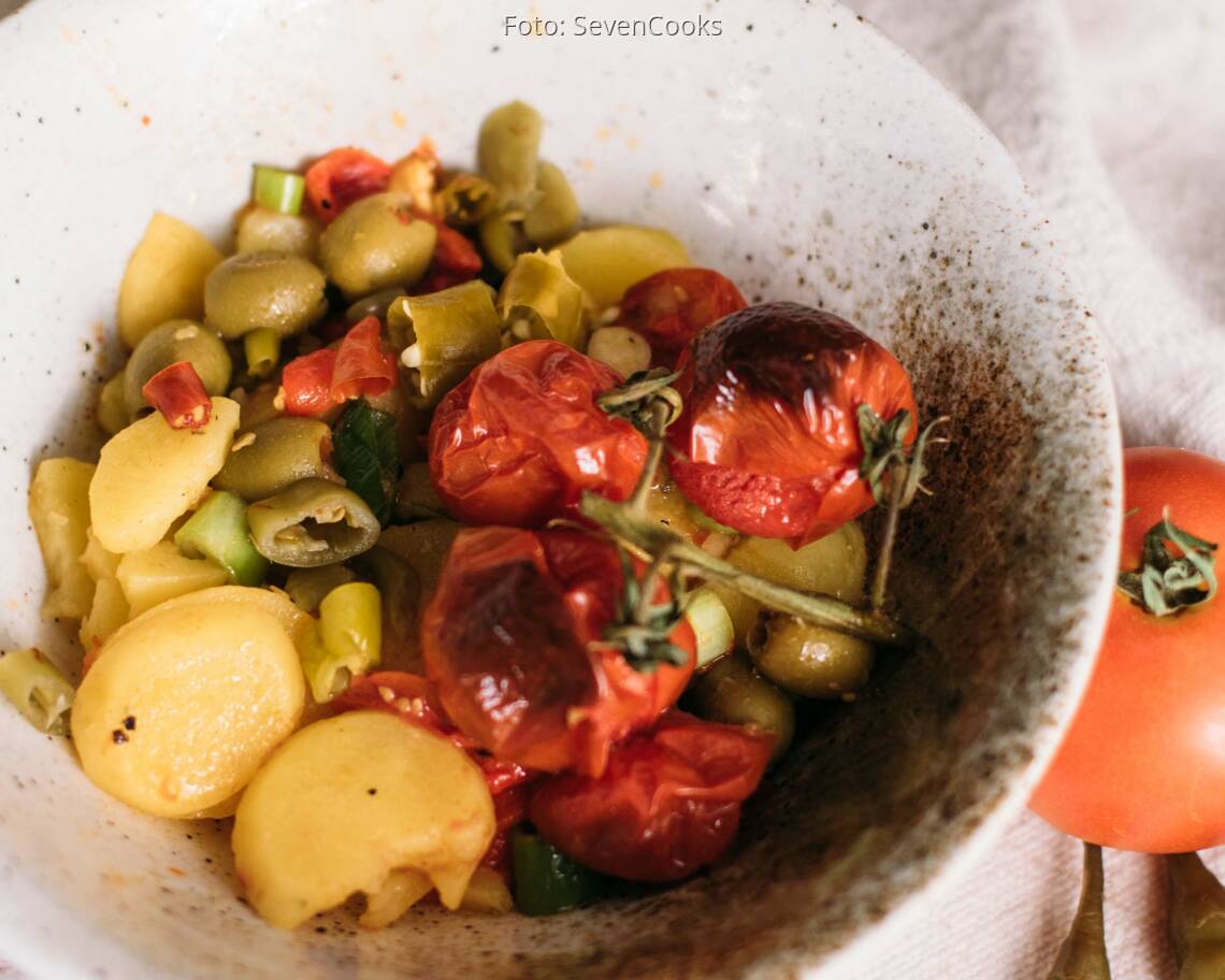 Veganes Rezept: Pikanter Kartoffelsalat_1