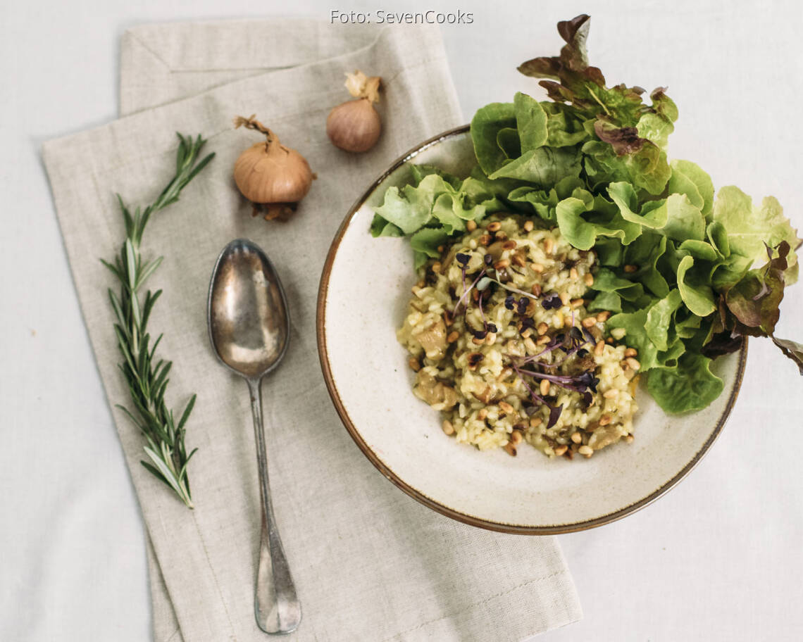 Veganes Rezept: Pilzrisotto
