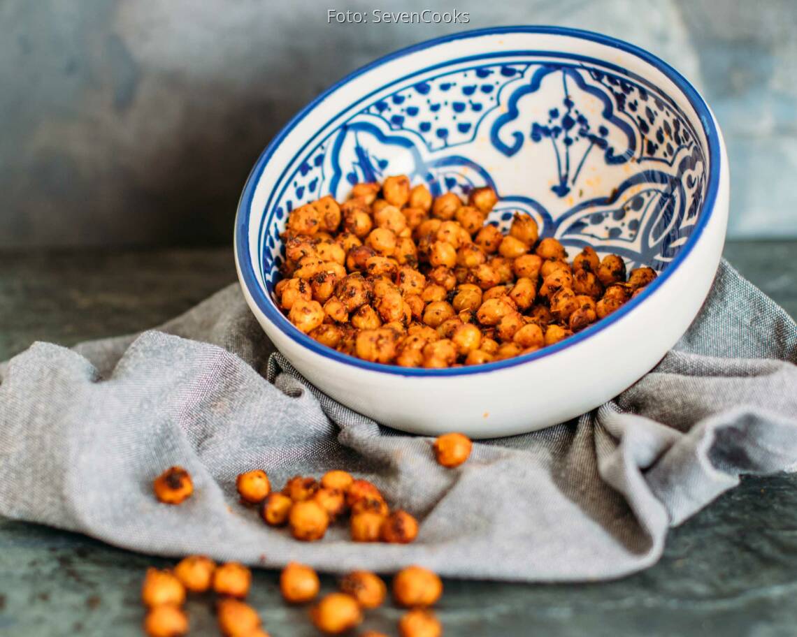 Veganes Rezept: Pizza-Kichererbsen 2