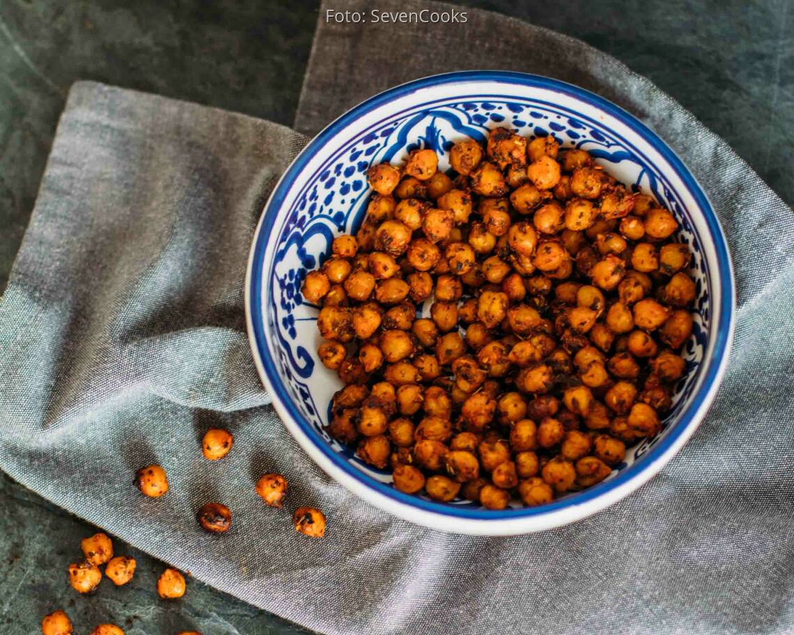 Veganes Rezept: Pizza-Kichererbsen 3