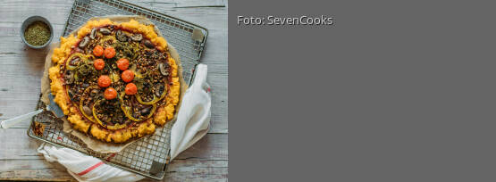 Rezeptbild für "Polenta-Pizza"