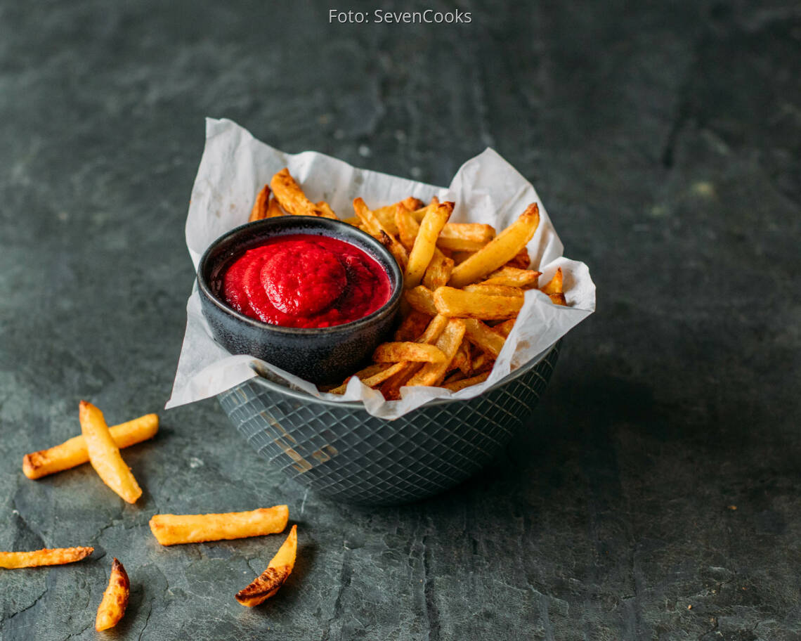 Veganes Rezept: Pommes mit Rote-Bete-Ketchup 1