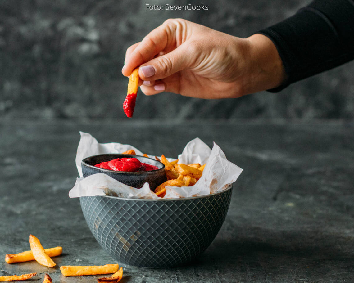 Veganes Rezept: Pommes mit Rote-Bete-Ketchup 3