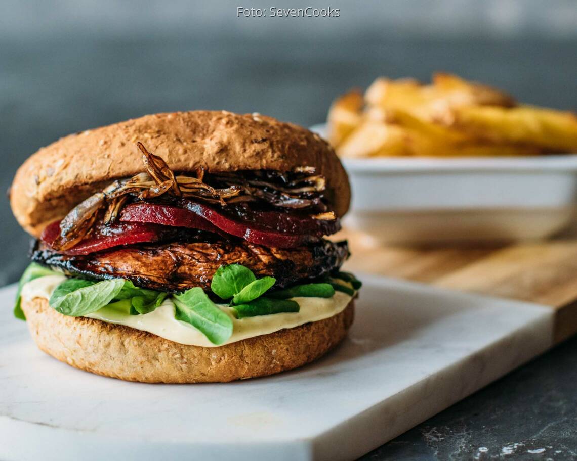 Veganes Rezept: Portobello-Burger 1