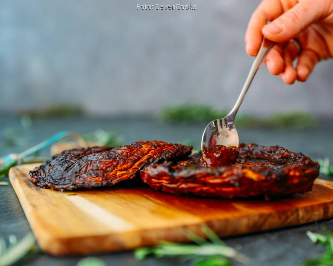 Veganes Rezept: Portobello-Steaks 2