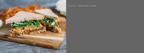 Rezeptbild für "Pulled-Jackfruit-Sandwich"