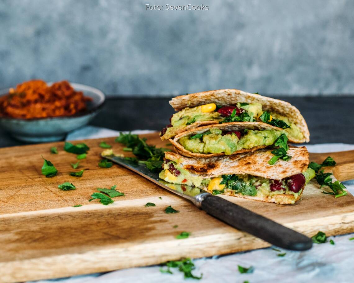 Veganes Rezept: Quesadillas vegan 2