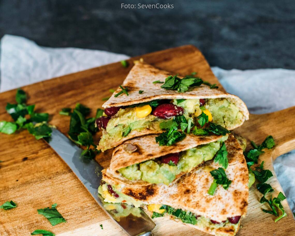 Veganes Rezept: Quesadillas vegan 3