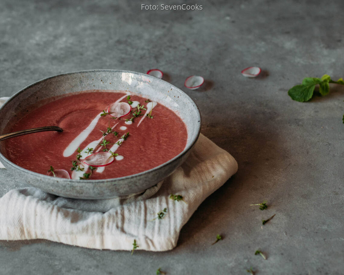 Veganes Rezept: Radieschensuppe 1