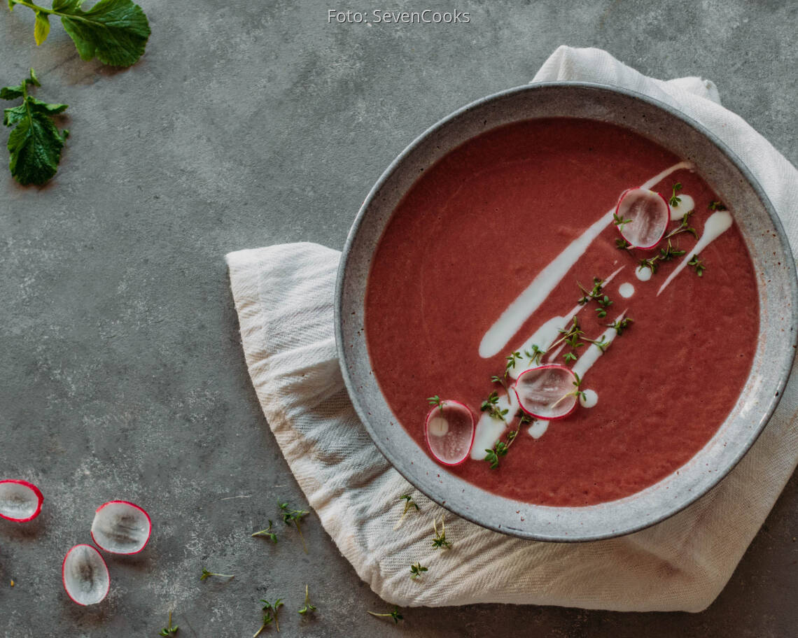 Veganes Rezept: Radieschensuppe 2