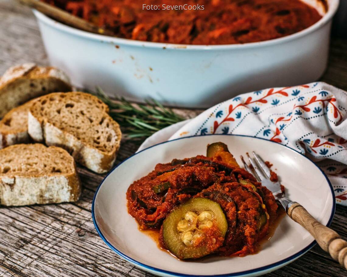 Veganes Rezept: Ratatouille al forno 1
