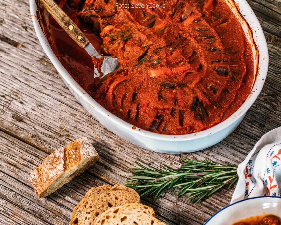 Veganes Rezept: Ratatouille al forno 2