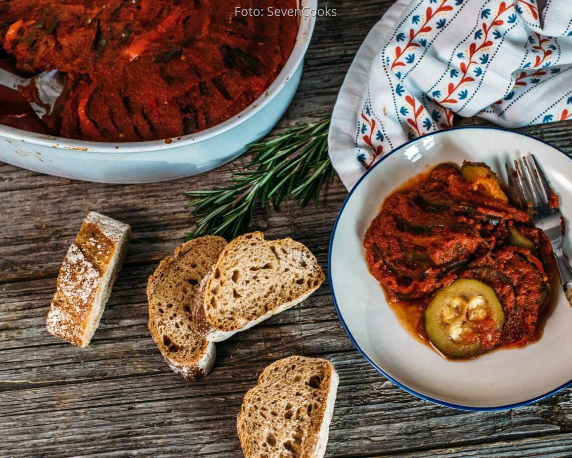 Veganes Rezept: Ratatouille al forno 3