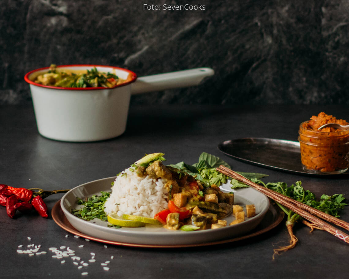 Veganes Rezept: Red Thai Curry 3