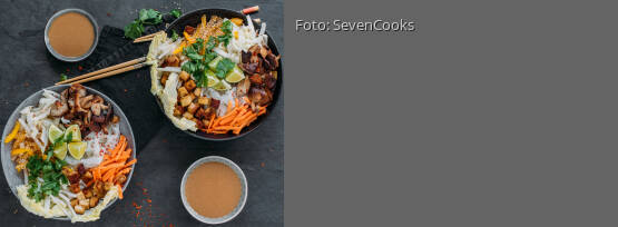 Rezeptbild für "Reisnudel-Bowl"