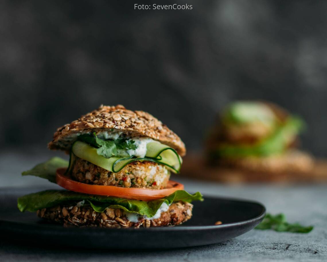 Veganes Rezept: Rettich Burger