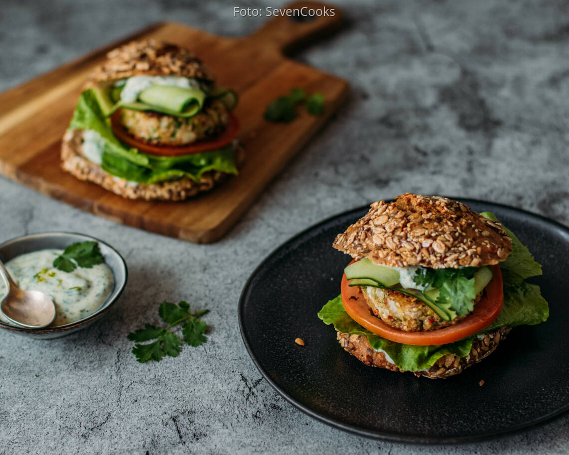 Veganes Rezept: Rettich Burger