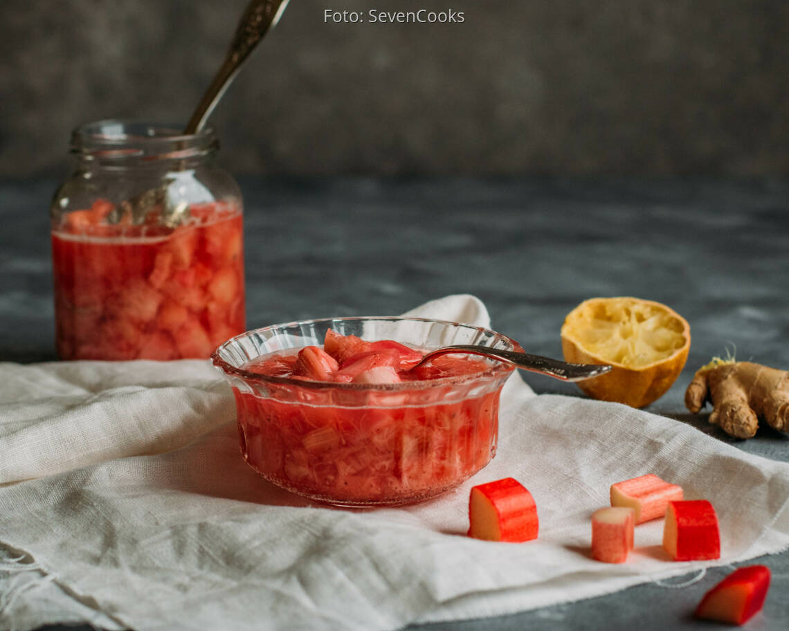 Veganes Rezept: Rhabarberkompott