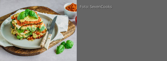Rezeptbild für "Roh-vegane Zucchini-Lasagne"