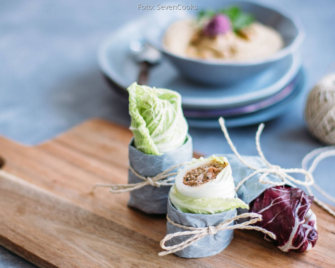 Veganes Rezept: Rohkostwraps