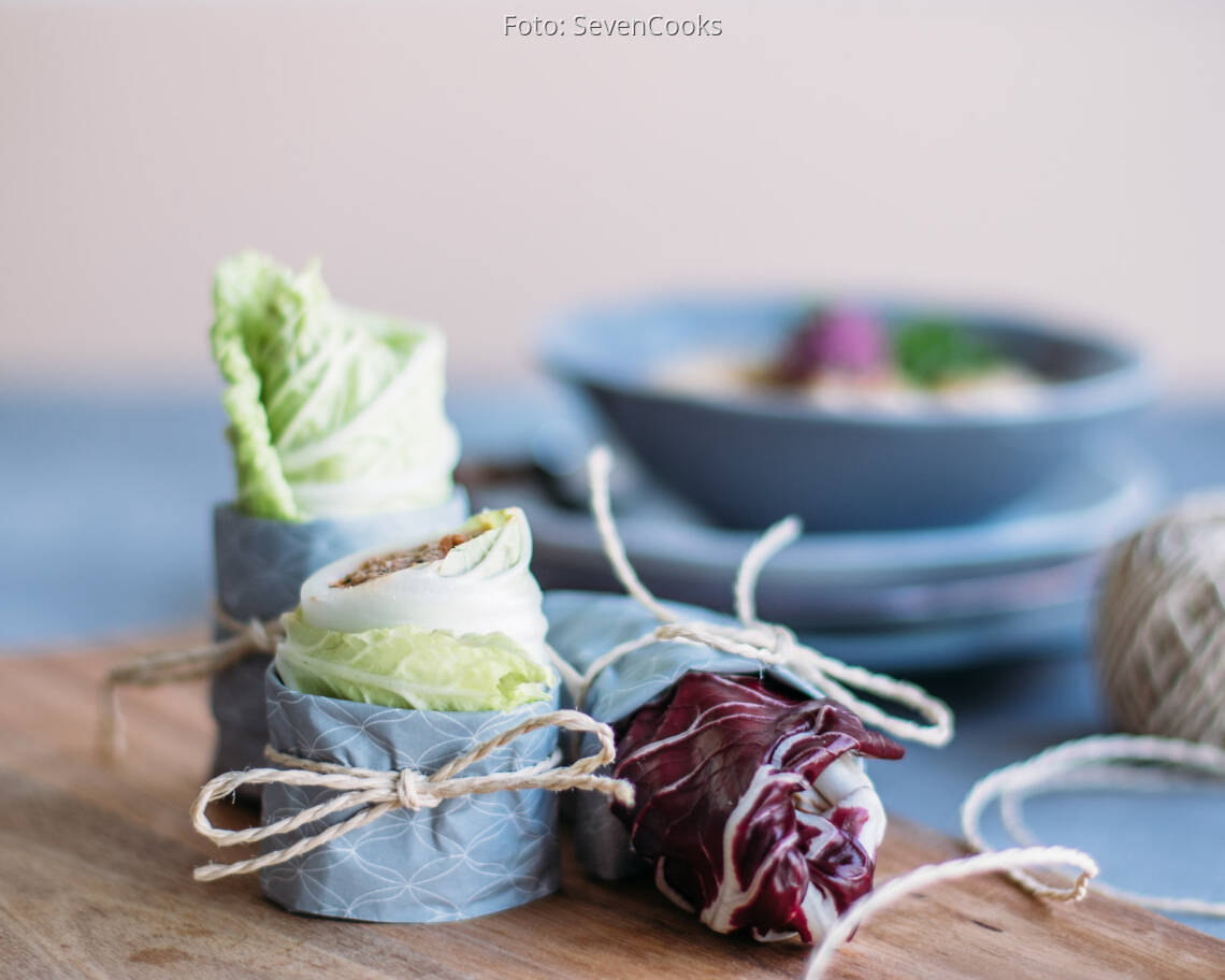 Veganes Rezept: Rohkostwraps