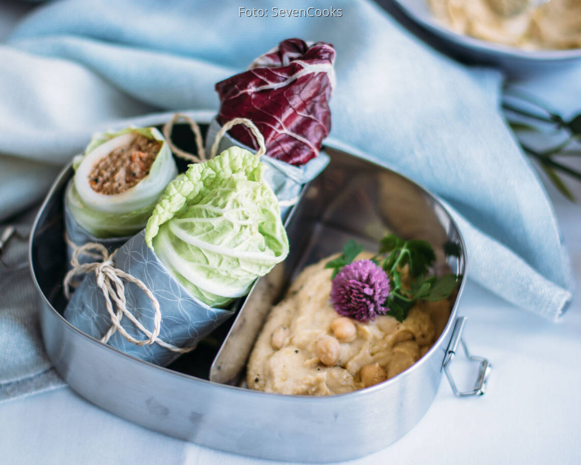 Veganes Rezept: Rohkostwraps