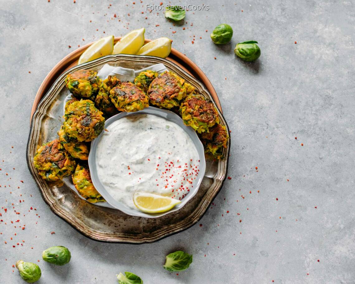 Veganes Rezept: Rosenkohlbratlinge nach indischer Art 3