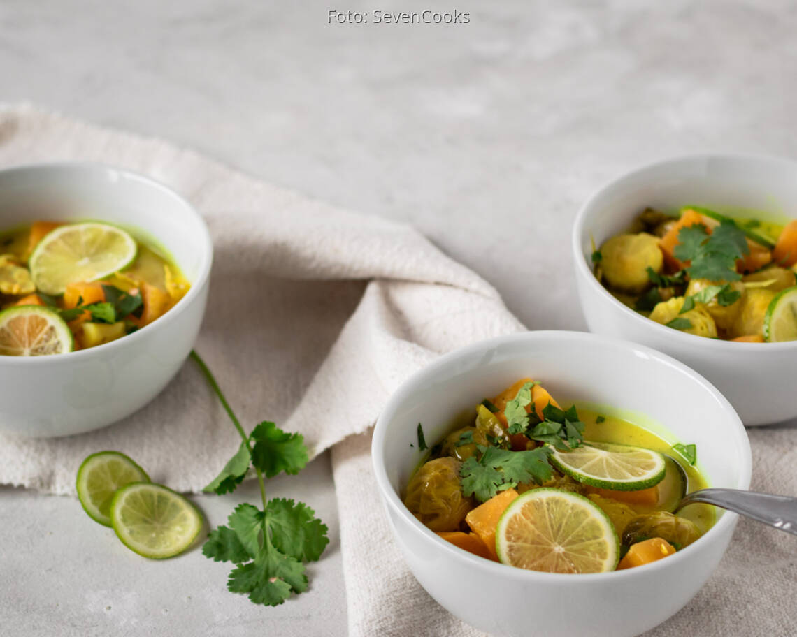 veganes Rezept: Rosenkohl-Steckrüben-Eintopf 3