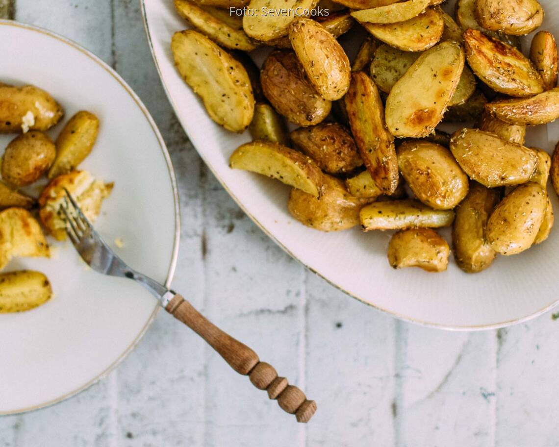 Veganes Rezept: Rosmarinkartoffeln vom Blech_2