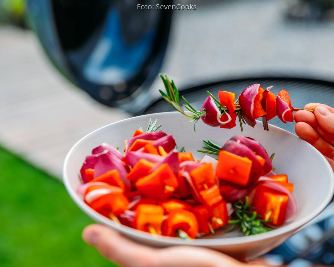 Veganes Rezept: Rosmarin-Paprika-Spieße 3