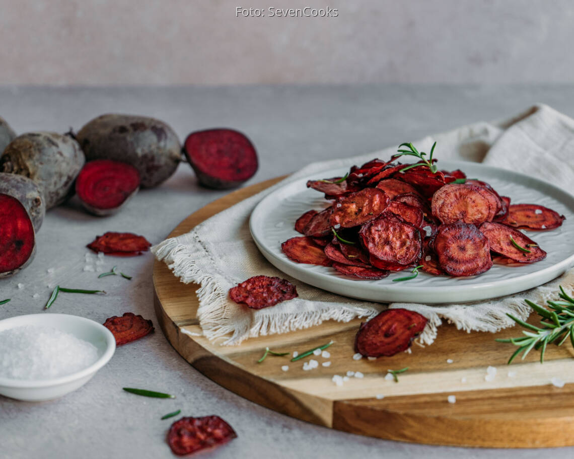 Veganes Rezept: Rote Beete Chips 3