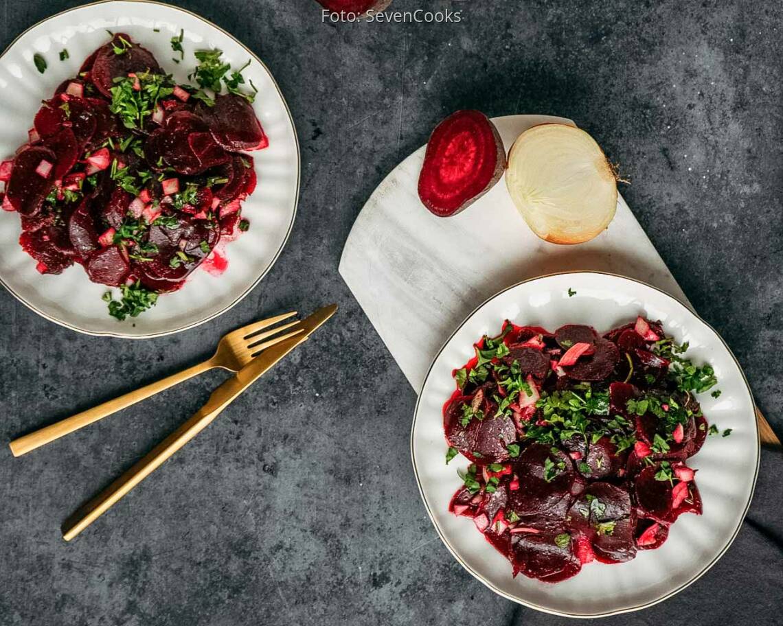 Veganes Rezept: Rote Beete Salat 2