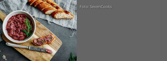 Rezeptbild für "Rote-Bete-Sonnenblumenkern-Aufstrich"