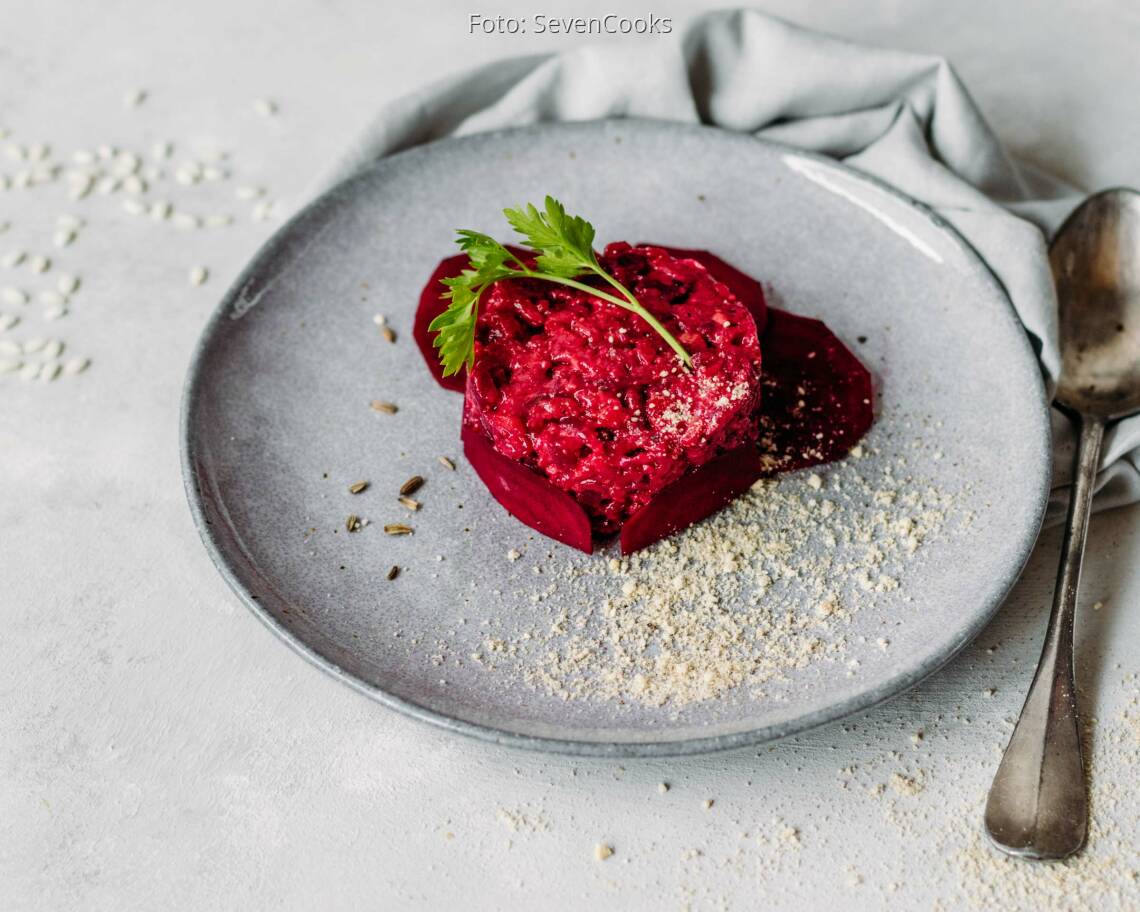 Veganes Rezept: Rote Bete Risotto 2