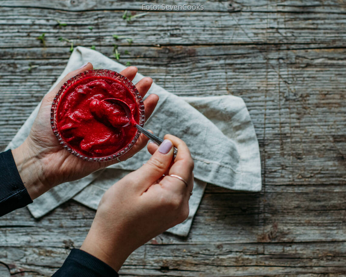 Veganes Rezept: Rote Rüben Ketchup 2