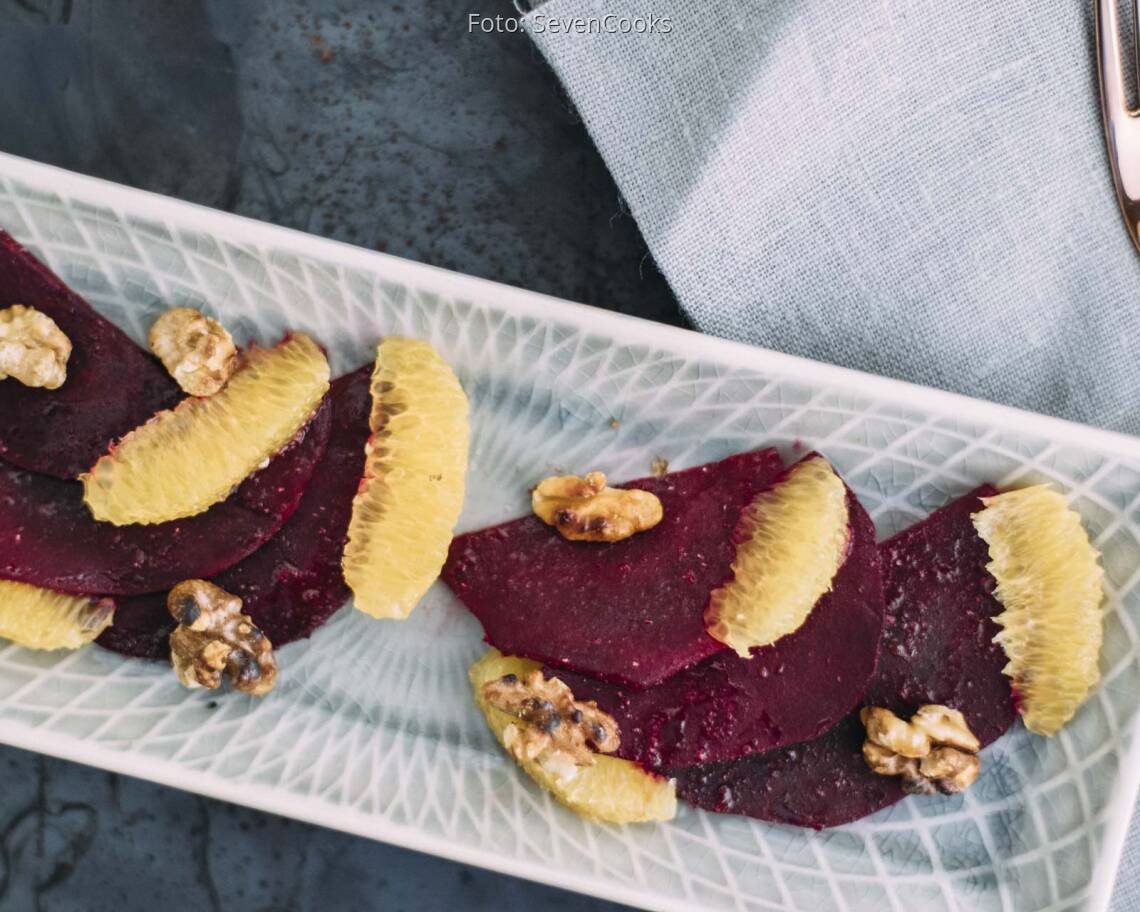 Veganes Rezept: Rote-Bete-Carpaccio
