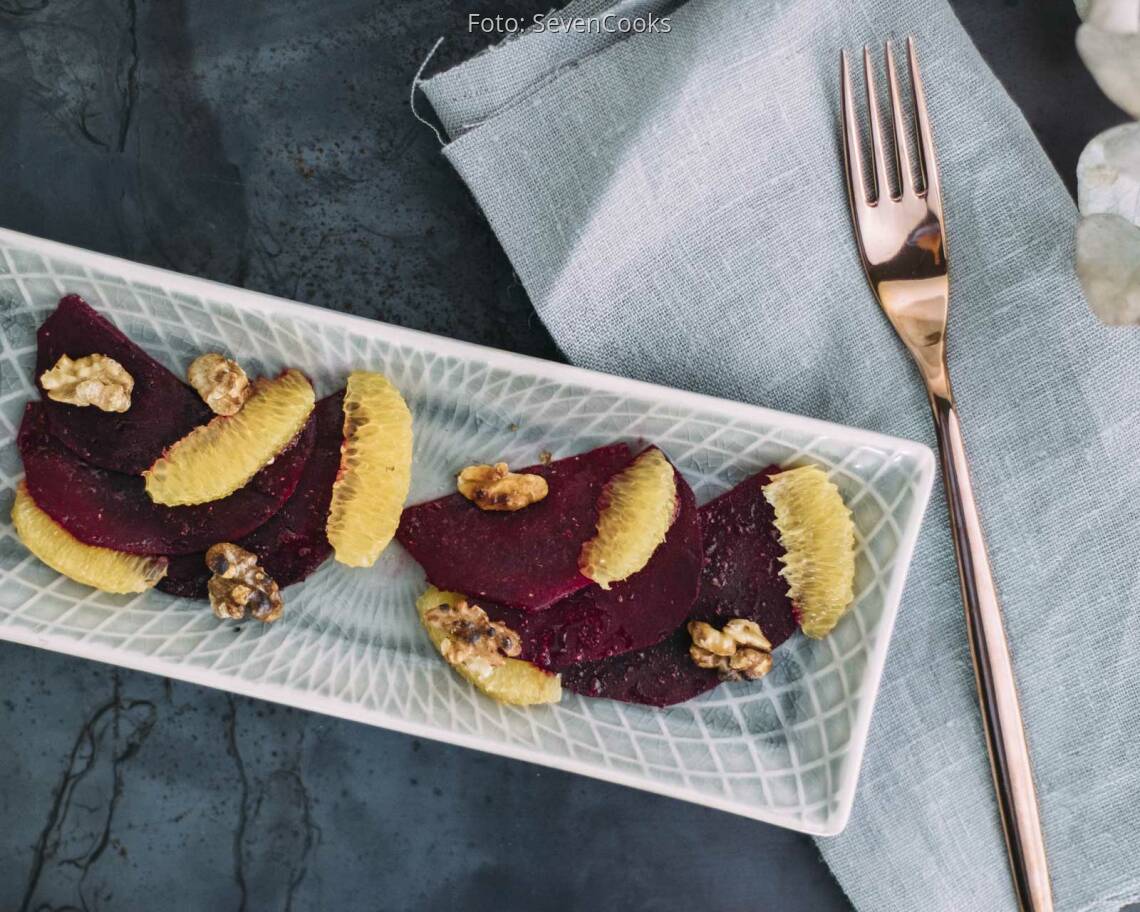 Veganes Rezept: Rote-Bete-Carpaccio