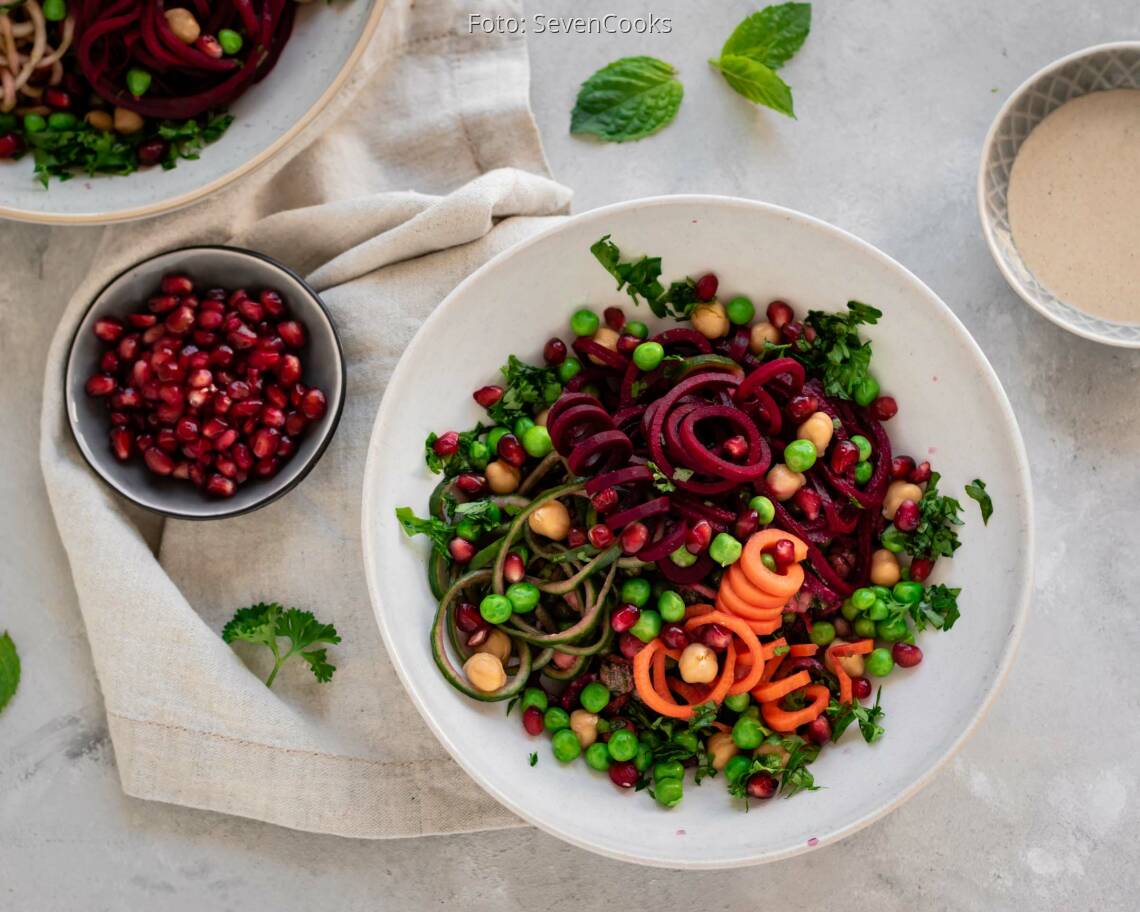 Veganes Rezept: Rote-Bete-Zoodles-Salat 1