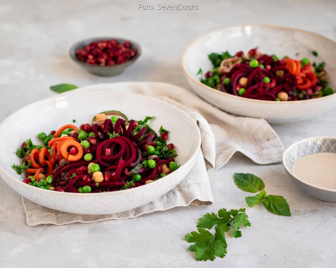 Veganes Rezept: Rote-Bete-Zoodles-Salat 2