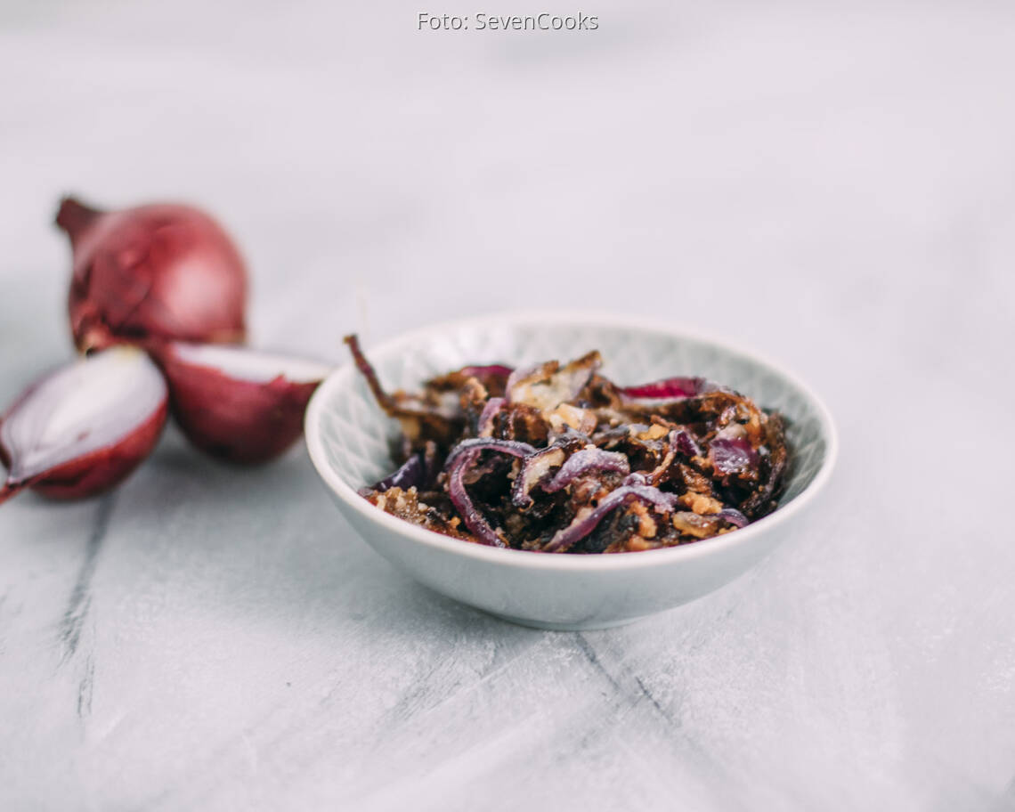Veganes Rezept: Röstzwiebeln 2