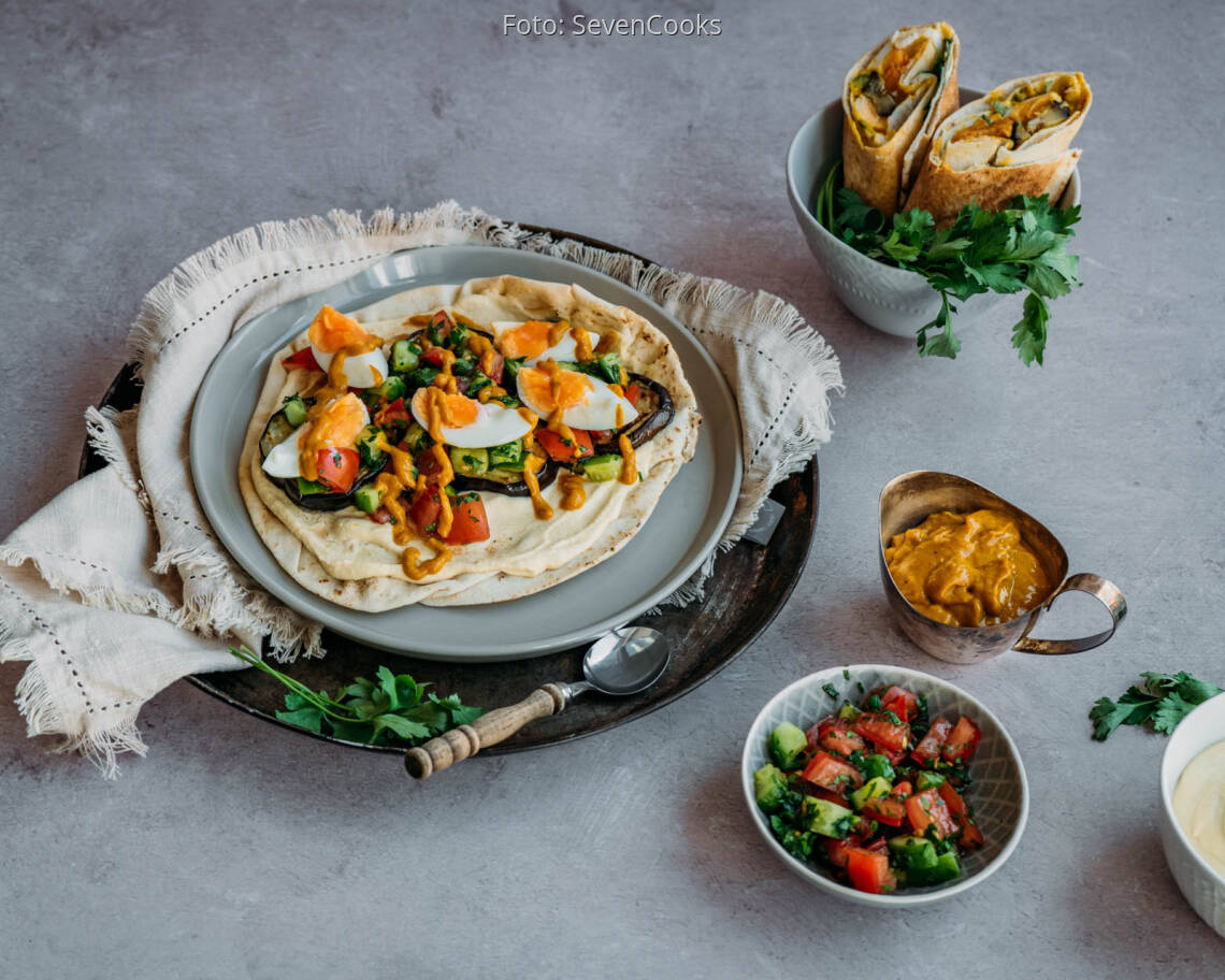 Veganes Rezept: Sabich - Israelisches Sandwich 1