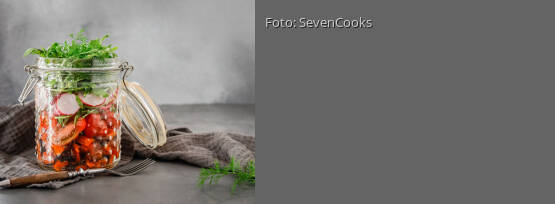 Rezeptbild für "Salat im Glas"